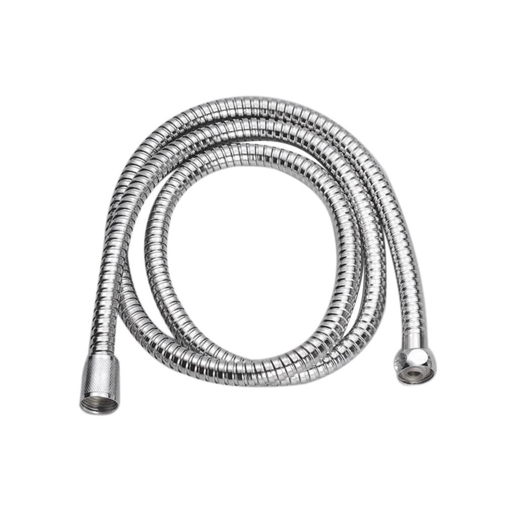 Recableght Stainless Steel Double Buckle Water Pipe Flexible Shower Hose Bathroom Soft Tube Accessories Durable Easy To Install