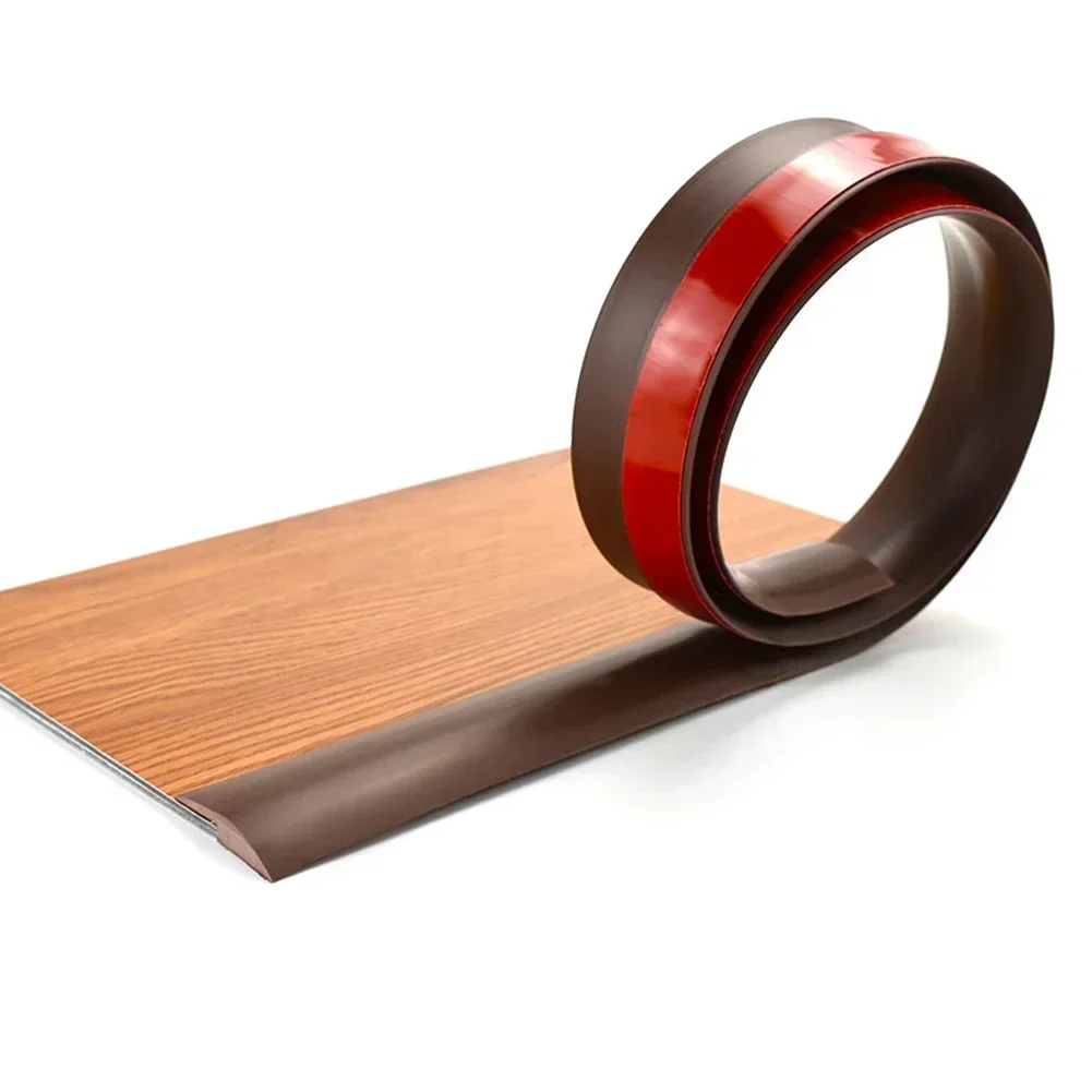 1pc pavimento in legno striscia di transizione bordo di chiusura striscia di pavimento cucitura in PVC resistente all'usura plastica morbida fibbia piatta Dge pressatura soglia: Cielo Blu