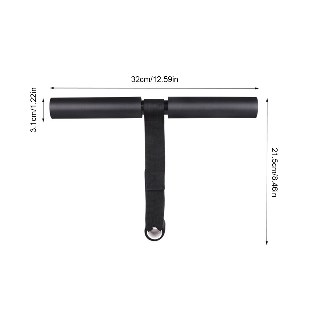 Door Sit Up Bar for Assisted Sit Ups Foot Holder Assist Device Aid for Abs and Crunches Padded with Door Anchor In Stock