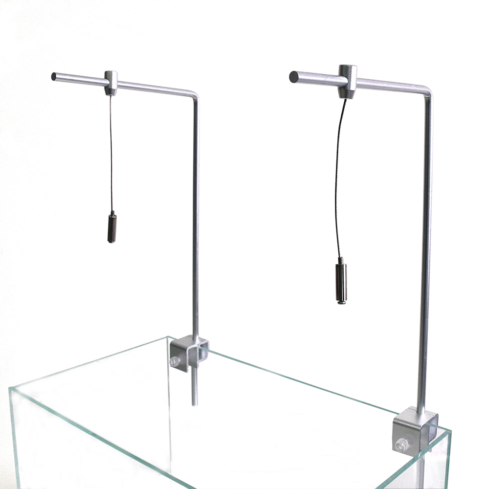 Soporte de montaje ajustable para acuario, luz LED Universal para pecera, Kit de lámpara colgante, accesorios para acuario: Standard