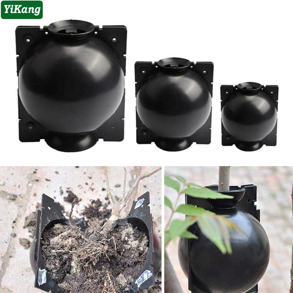 Plantenwortelbal planten enten kweekbak apparaat plantenwortelkweekkoffer tuinrozen fruitbomen 5/8/12cm diameter