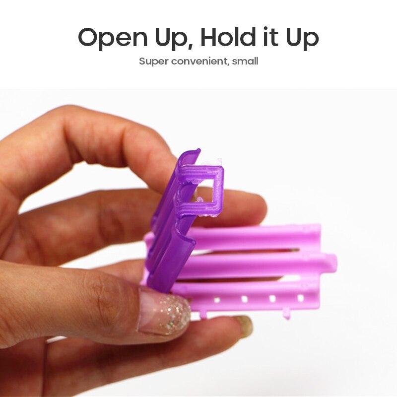 45pcs Hair Rollers Root Fluffy Clamps Wave Perm Rod DIY Bars Corn Clips Corrugation Hair Curler Hairdressing Styling Tool