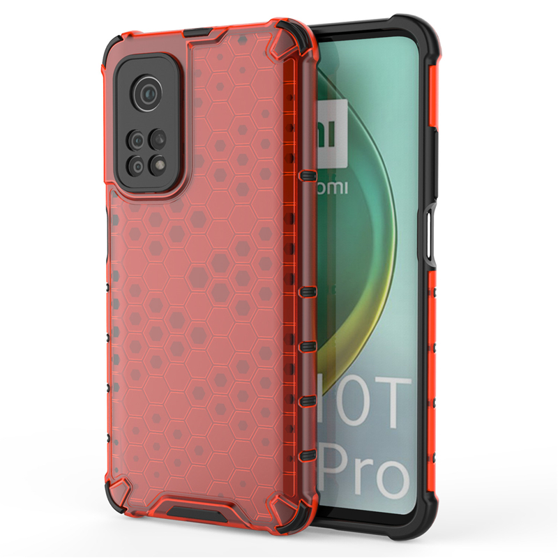 Para Xiaomi Mi 10T 10 T Pro 5G funda a prueba de golpes armadura resistente funda de teléfono transparente para Mi 10T Pro Mi10T Pro Mi 10 Lite contraportada: Lona / Azul cielo