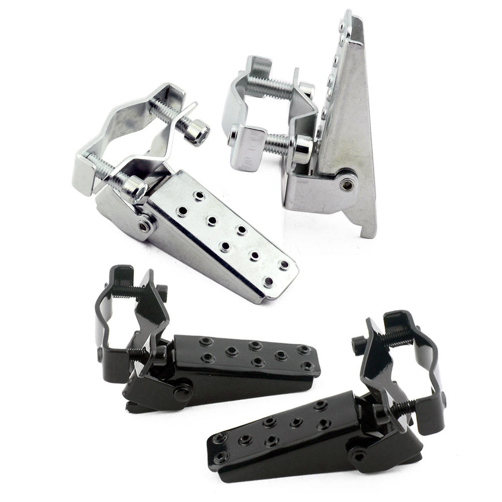 Universal- retro Motorrad Klemme-auf Stahl Faltbare Fuß Schritt Heringe MTB BMX fahrrad Klapp Pedal Fußstütze Fußrasten Teile