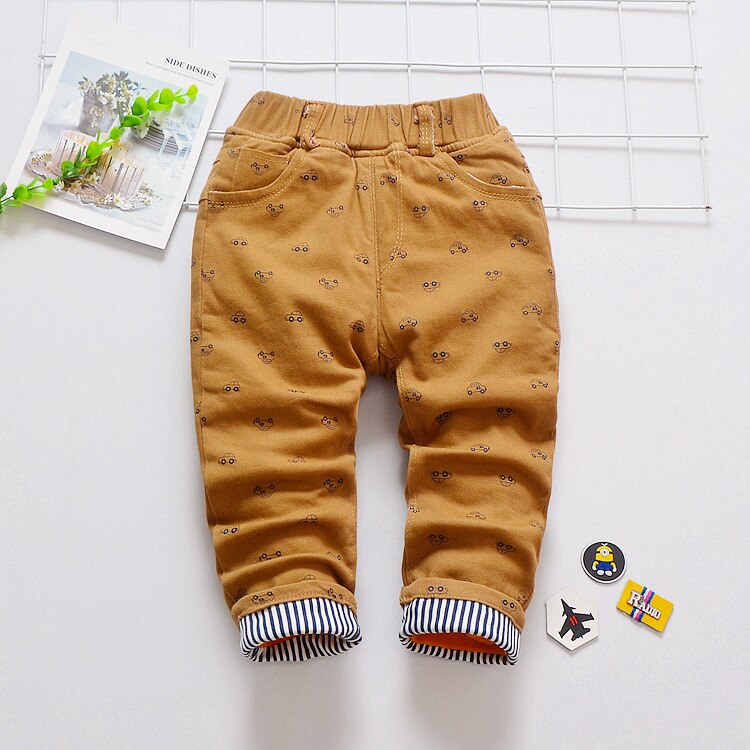 baby spring pants for boy Kids summer pants car Full print children boys pants Child cotton casual trousers longs 5T