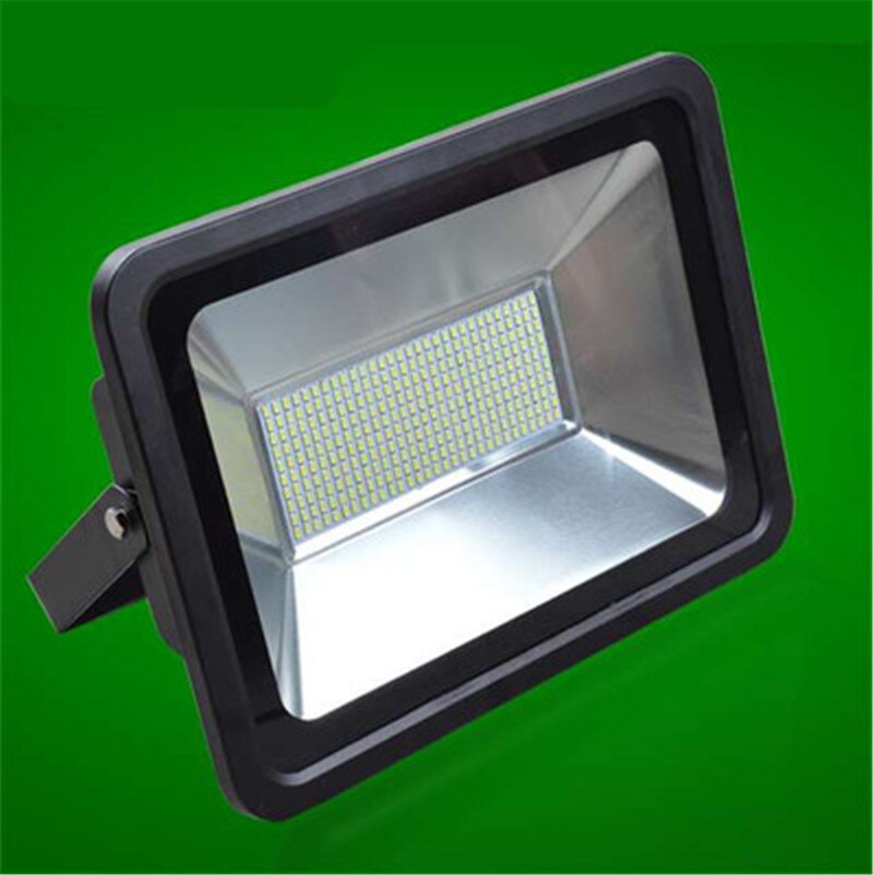 Led projektør 1200w 600w 300w 150w 80w ultra tynd led flood light spotlight udendørs 220v ip66 udendørs væglampe flood light led