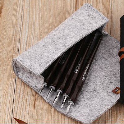 LifeMaster Japan TACHIKAWA Dip Pens Set (5 Nibs+ 1 Bag) Saji/school G/D/Maru Fountain Pen Manga Art Set For Comic Sketch