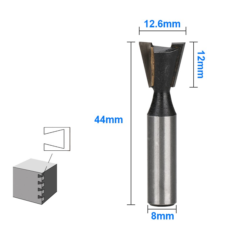 Hout Router Bit 8Mm Shank Tungsten Carbide Frees Straight End Milll Flush Trim Router Bit Houtbewerking Frezen: 8.5mm