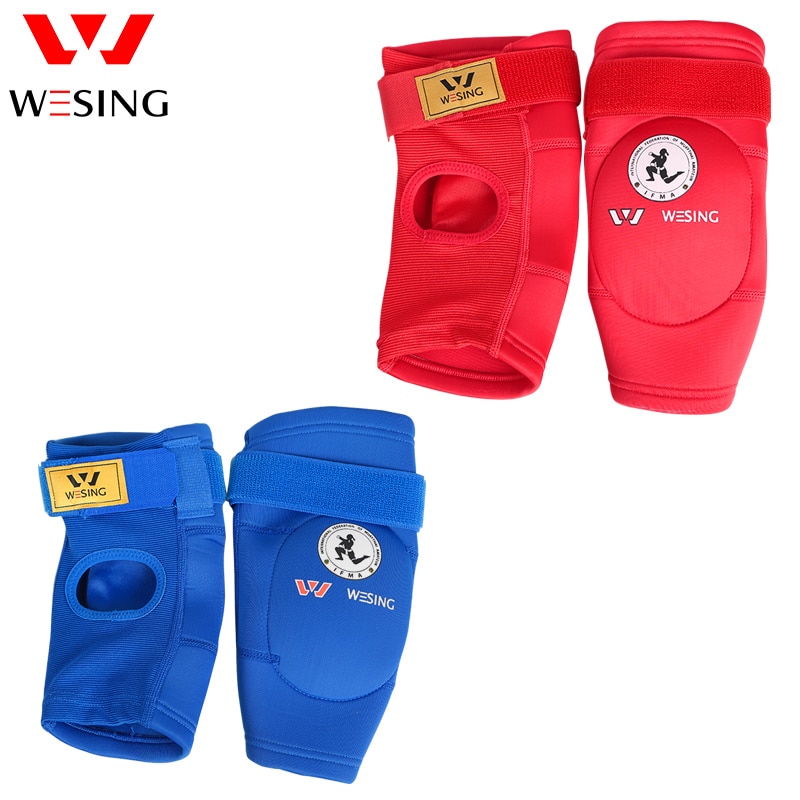 Wesing muay thai shin guard elbow pad protector muay thai equipment Approved by IFMA