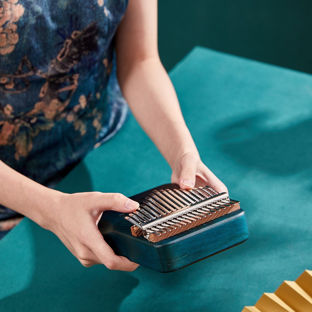 Mbira Musical Instrument Afrika Finger Klavier 17 Schlüssel Akazie Kalimba Daumen Finger Klavier Hirsch Schlagzeug Musical Instrument