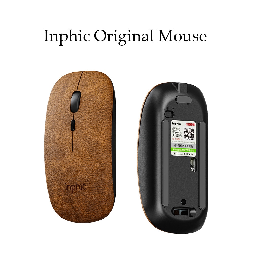 Wireless Mouse Computer Mouse Silent Mause Rechargeable Ergonomic Mouse 2.4Ghz 1600dpi USB Optical Mice For Macbook Laptop PC