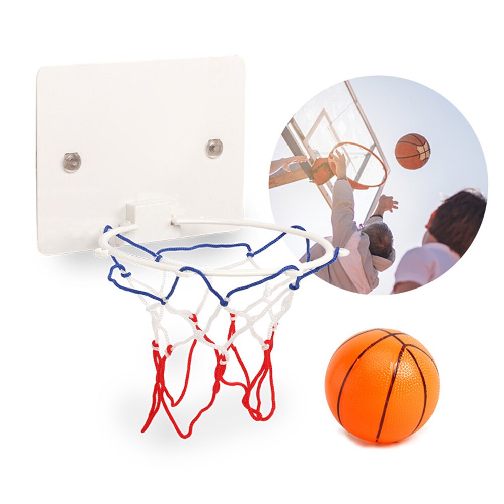 Wall-Mounted Basketball Hoop Mesh Net Backboard Ri... – Grandado