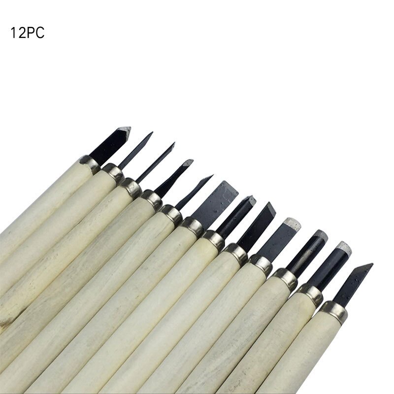 10PCS 12PCS Carving Tool Set Hand-made DIY Carving Tool