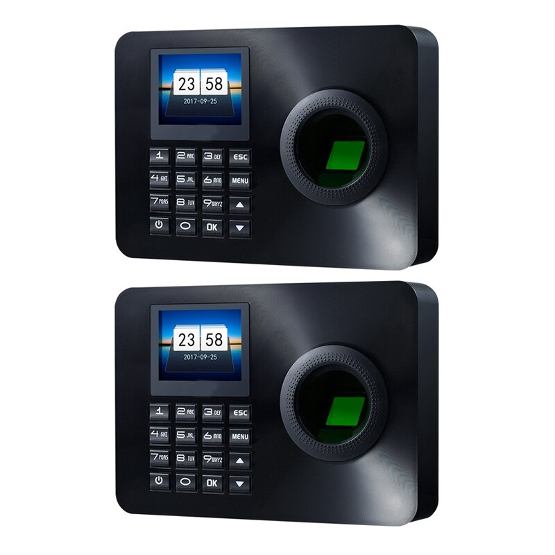 AAAJ-Time Attendance Machine 3000 Fingerprints 2.4inchligent Device