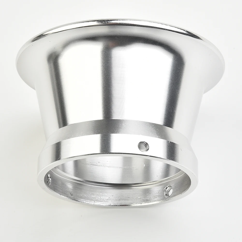 Carburador de liga de alumínio com filtro de ar Chifre de Vento com Parafusos Acessórios de Motocicleta, Prata, 26mm, 28mm, 30mm