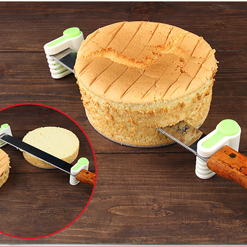 Walfos Food Grade 30 Cm Taart Mes Roestvrijstalen Mes Met Houten Handvat Brood Snijgereedschap Bakken & Gebak Gereedschap