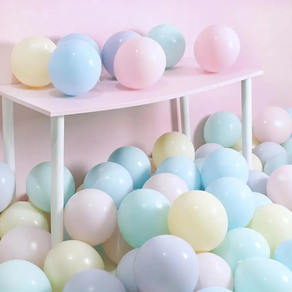 20 stuks gemengde kleuren macaron ballonnen 10 inch pastel regenboog ballonnen macaron ballonnen meerkleurige ballonnen feestdecoraties