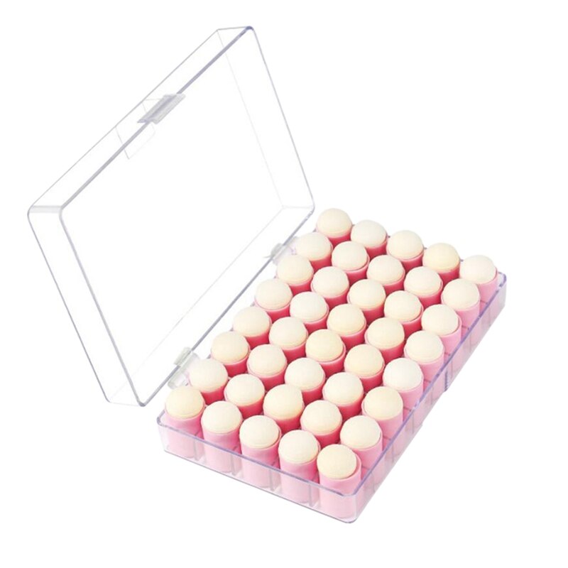 Finger Sponge Daubers,40 Pack Craft Sponge Daubers for Drawing Painting Ink Craft Stamping Card Making: Pink