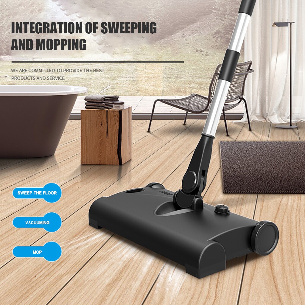 Household Wireless Sweeper Electric Mop Floor Hair Broom Pusher Sweeper Vacuum Cleaner Sweeper Aspirador Escoba Sin Cable