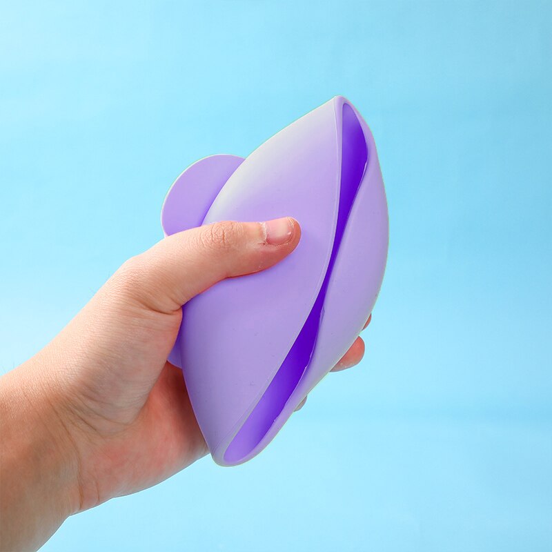 2 Pcs Baby Silicone Bowl Set Anti Complementary Food Spoon and Bowl Healthy Food Grade Child's Tableware