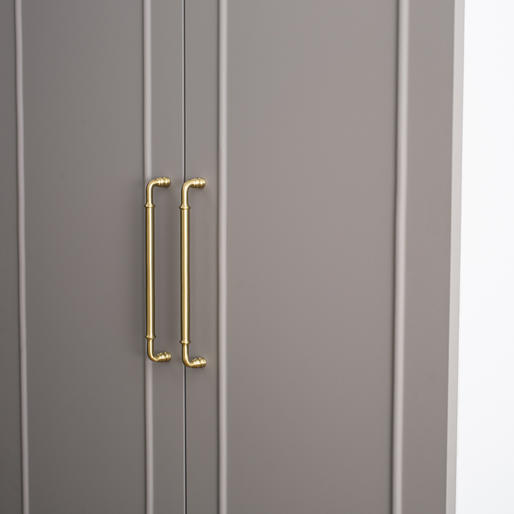 Maniglia dell'armadio in ottone massiccio ferramenta per mobili elegante maniglia per cucina comò armadio manopole per cassetti maniglia dorata