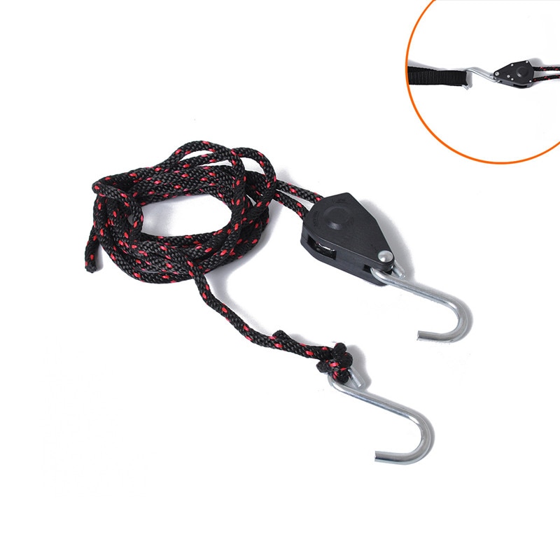 1/4 Inch Winch Rope Heavy Traction Draw Rope Belt Hook Auto Parts Strong Nylon Quick Pull Tie Rope