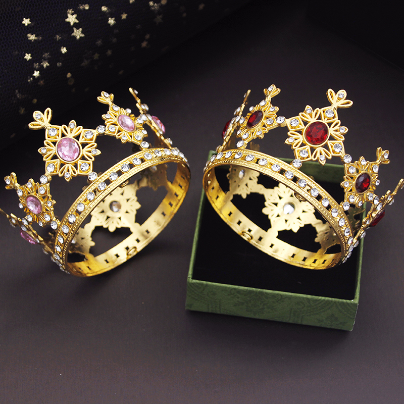 Party Prom Verjaardagstaart Kroon Kleine Tiara's voor Pop Groen Roze Diadeem Bruids Bruiloft Haar Sieraden Tiara's Hoofdornamenten