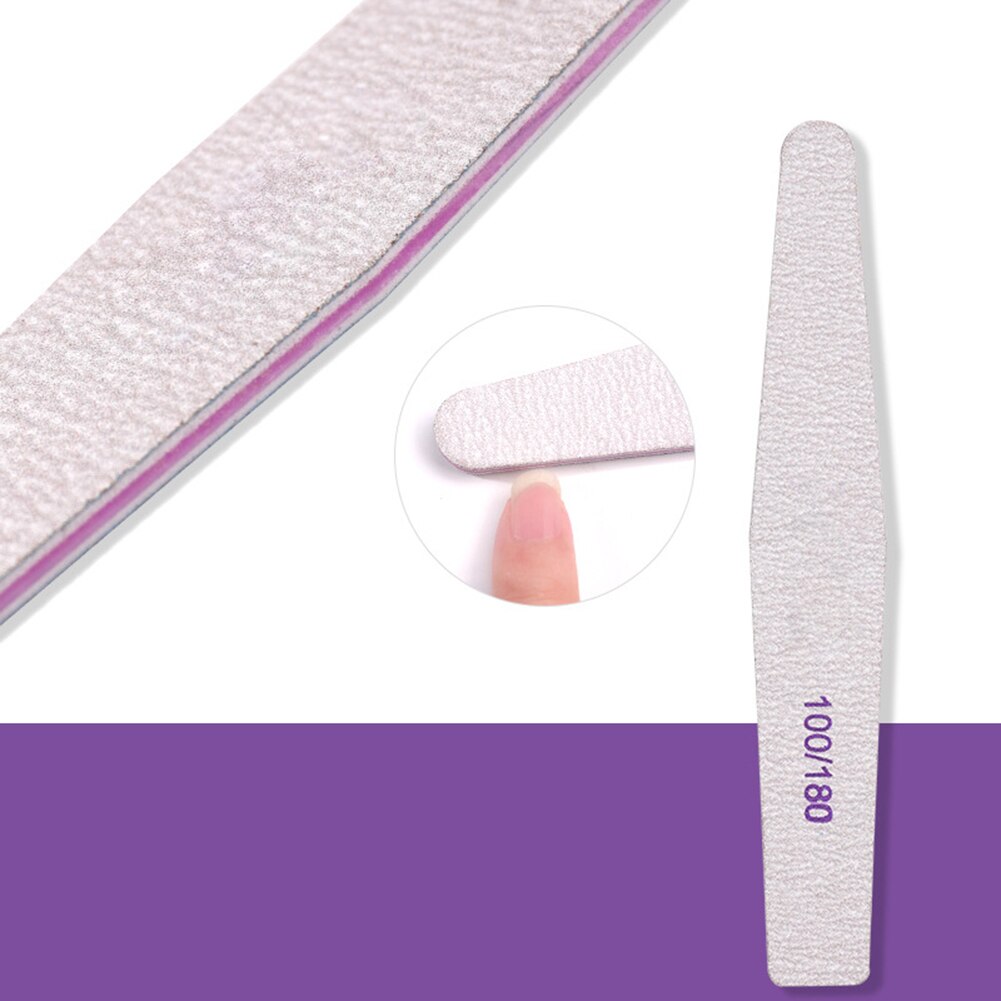 1Pc Double Side Nail File Buffer Wasbare Diy Nail Art Polish Tool Voor Uv Gel Nail Polijsten Strip Nail art Tool: 01