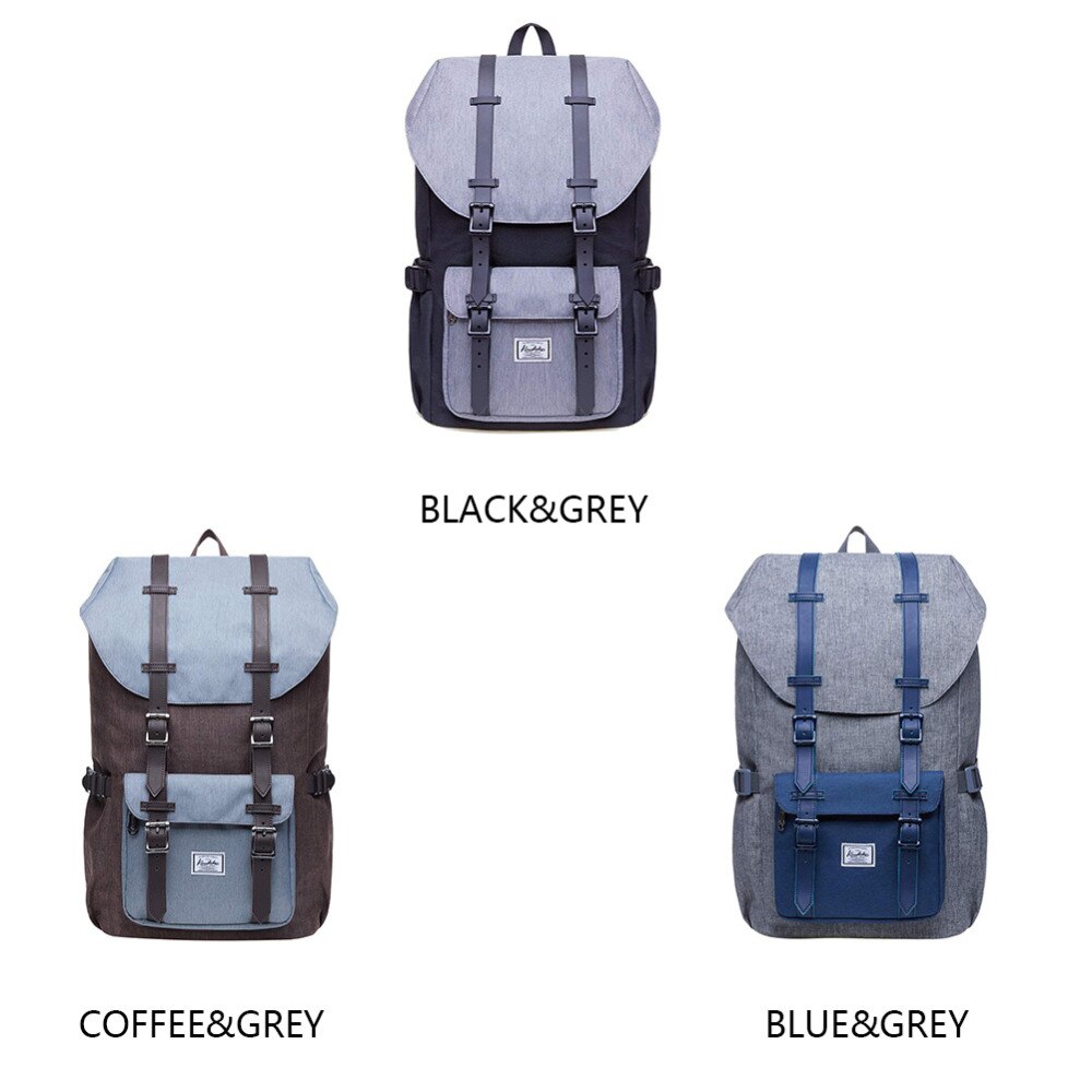 Kaukko Mochilas Mochila Escola Laptop Sacos de Viagem dos homens das Mulheres para 15.6 Polegada Notebook Casual Daypacks Mochilas