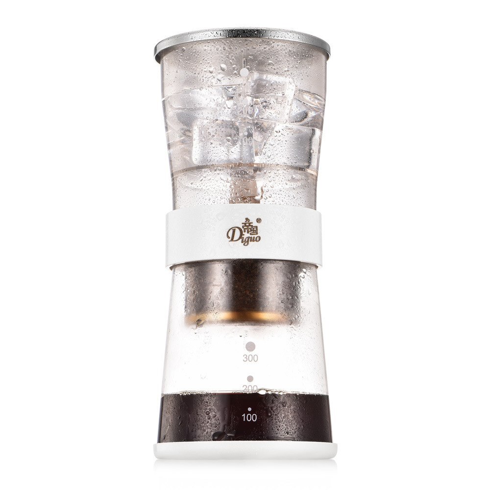 Gotejador de gelo para café, com filtro de gotejamento, ajustável, com jarro de vidro, máquina de café