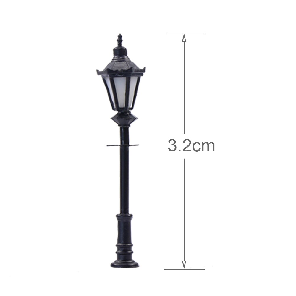 Evemodel LYM22 10 STK. LED-lampen 65 mm spoor H0 / 00 licht straatlampen 3V 12-16v NIEUW