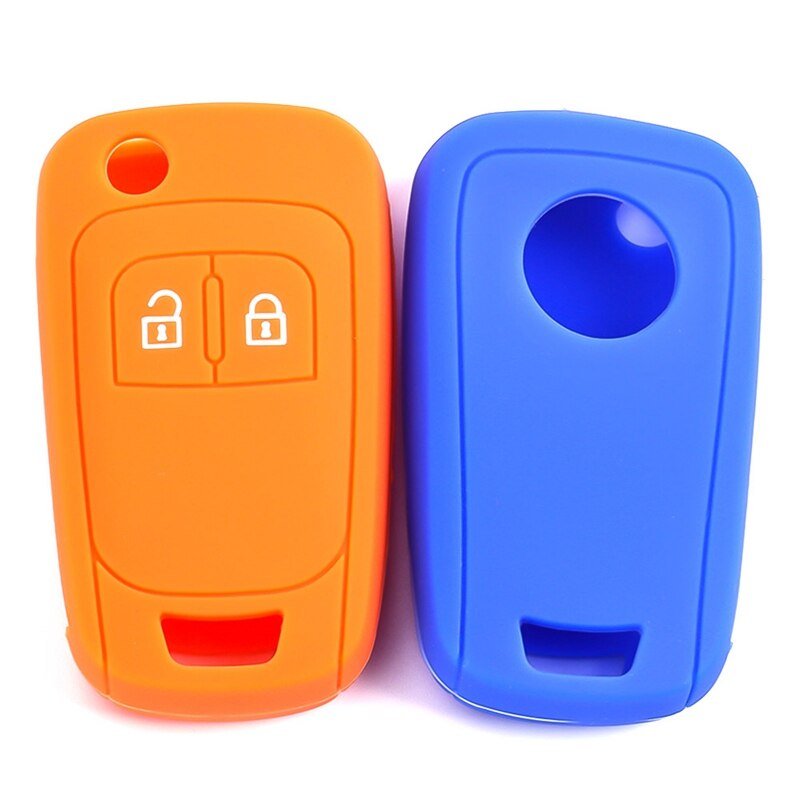 2 Button Silicone Car Remote Key Fob Shell Cover Case For Opel D Zafira C Mokka Insignia Adam