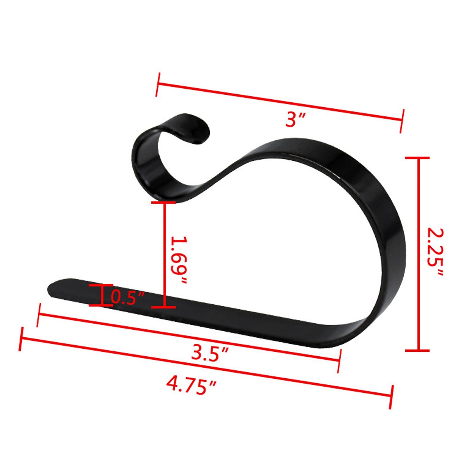 30 #1Pcs Draagbare Kerstsok Houders Xmas S-Vormige Haak Thuis Metalen Kousen Hangers Haard Guirlande Schoorsteenmantel met Grips