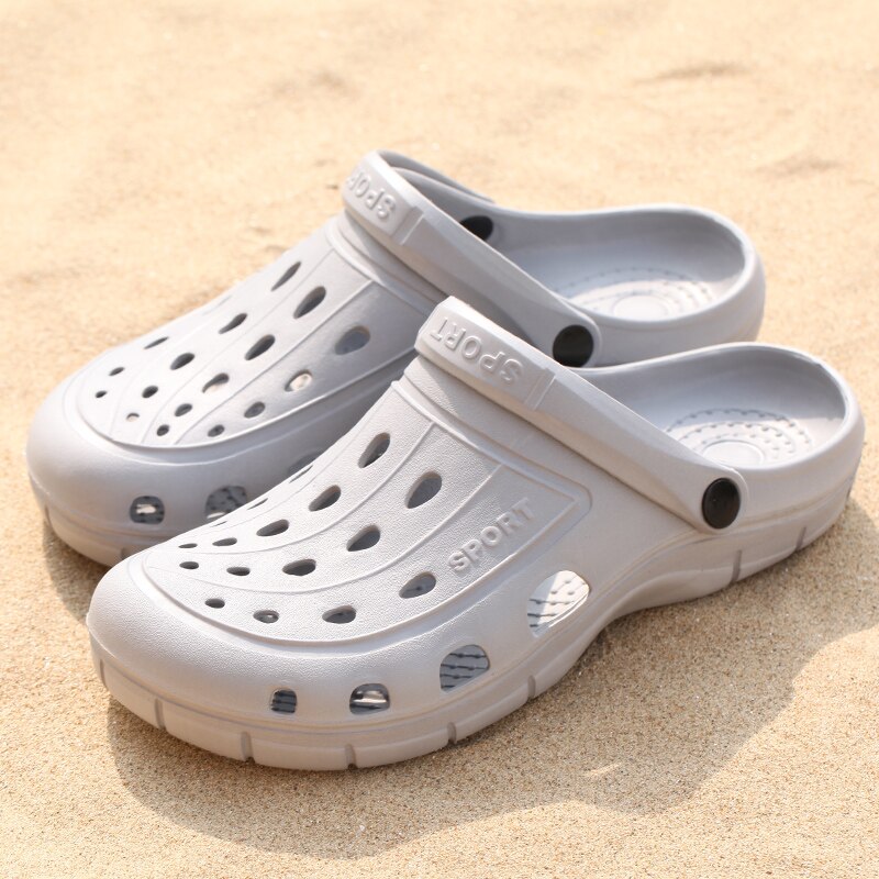 Original klassiska träskor trädgård flip flops vattenskor män sommar strand aqua toffel utomhus gummi sandaler trädgårdsskor
