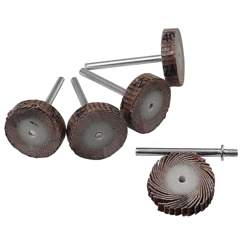 30pcs 1/8" Shank Steel Wire Brushes Dremel Rotary Wire Brushes Metal Wheel Polishing Set fits Rotary Tool Dremel Accessories