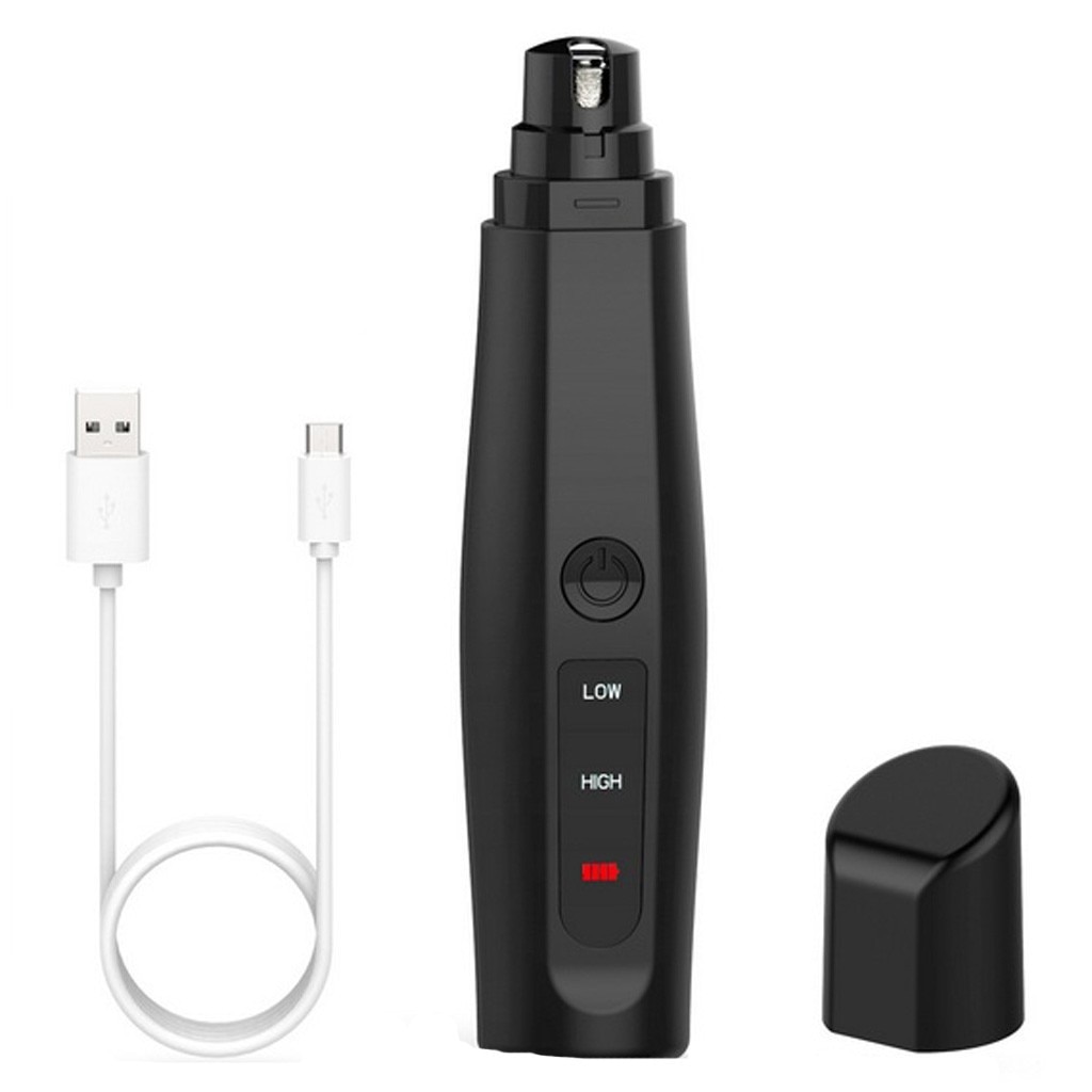 Usb Charging Dog Nail Grinders Rechargeable Pet Nail Clippers Quiet Electric Dog Cat Paws Nail Grooming Trimmer Sets