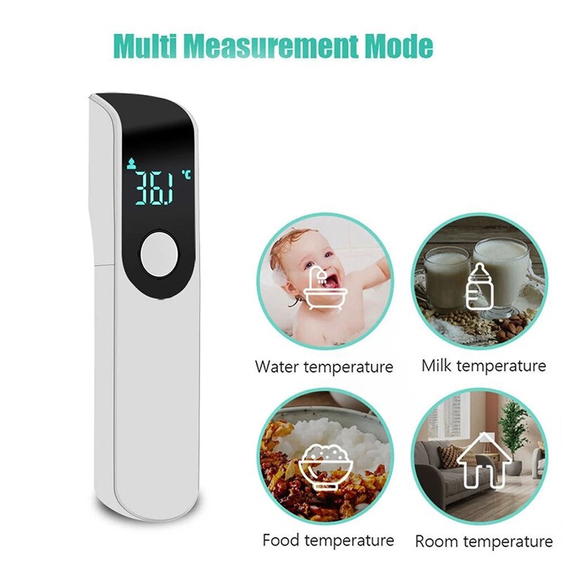 Mini Handheld Ear Thermometer Portable Human Body Thermometer Household Health Monitor Body/Object Model ℃ ℉ Digital Thermometer