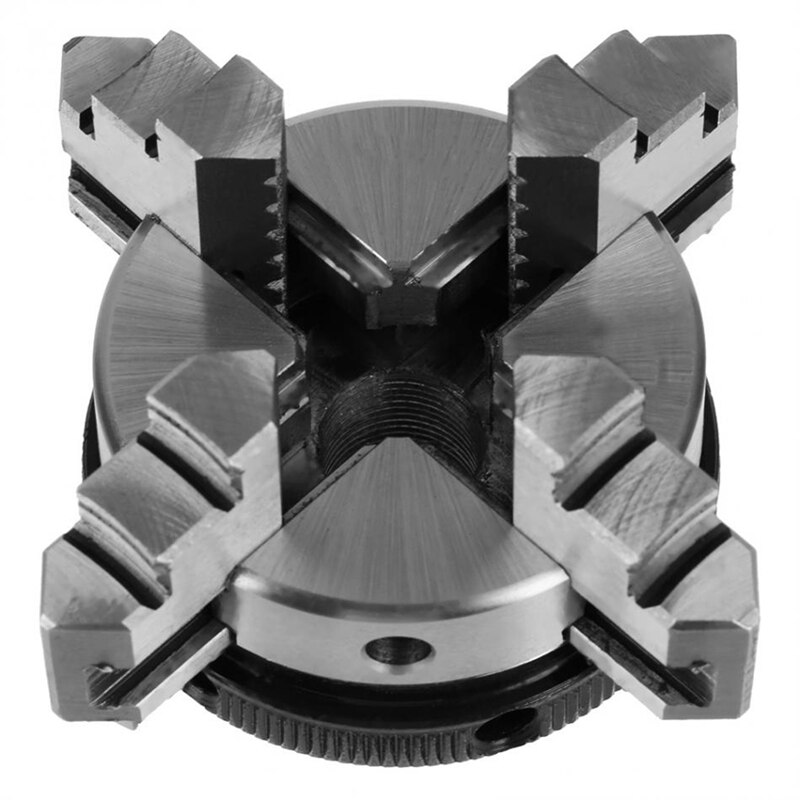 4-Jaw Self-Centering Lathe Chuck 50Mm Mini Metal Lathe Chuck M14 Thread Mount Drill Chuck K02-50 Lathe Accessories