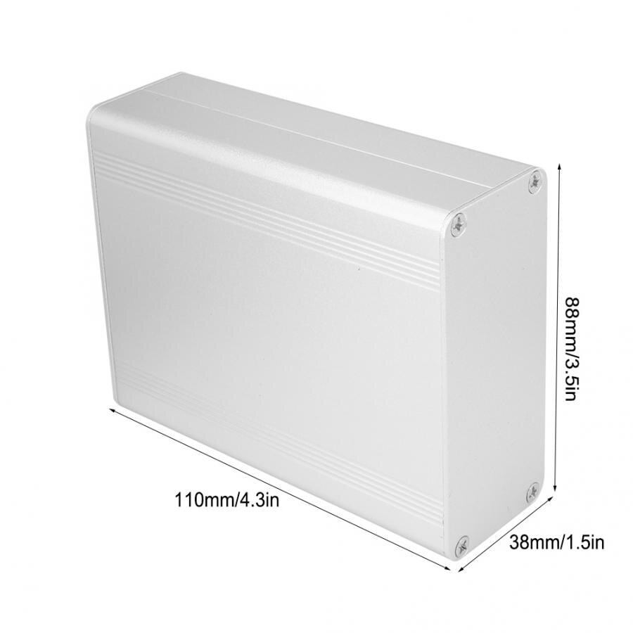 Extruded Aluminum Enclosures waterproof wire connector junction box diy PCB Electronic Instrument Project Box Case 38*88*110mm