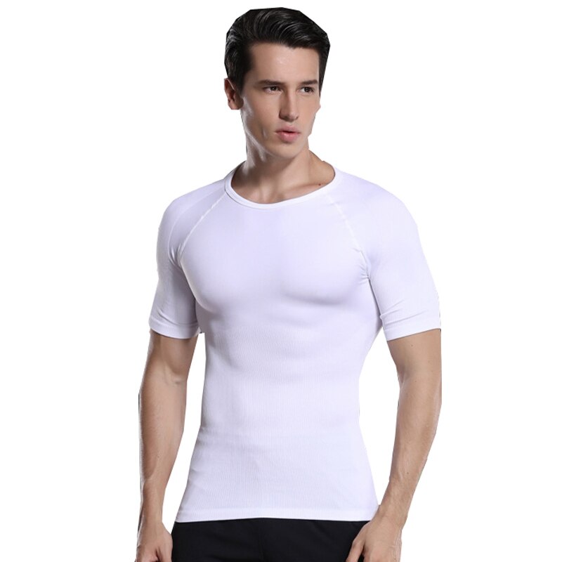 HaleyChan Men Shapewear Vest Seamless Abdomen Slim Shirt Classic Abs Body Shaper Steampunk Mens Slimming Shaper Men Bodysuit