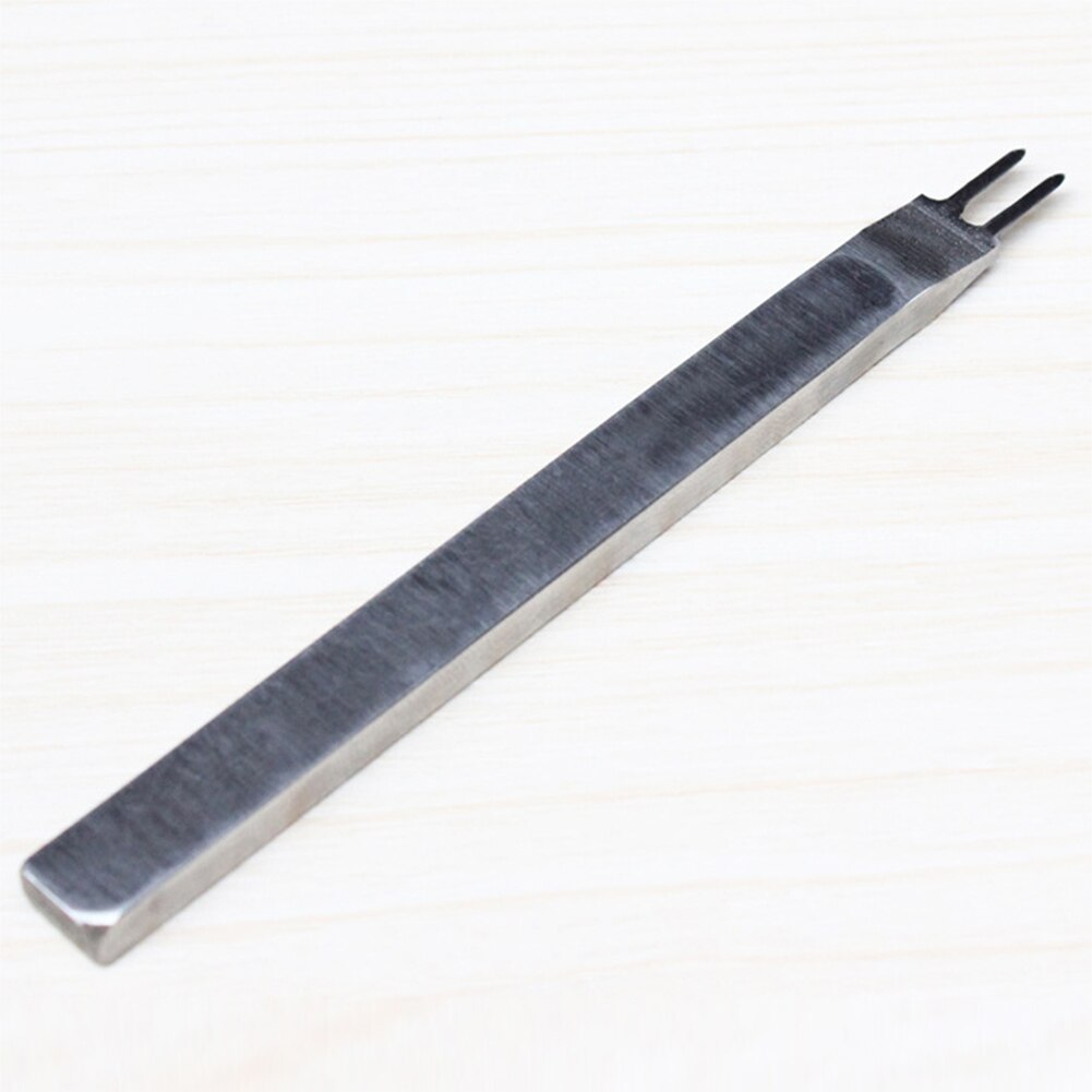 3/4mm Hole Chisel Diamond Stainless Steel Stitching Prong Leather Craft Durable Multi Teeth Punch Tools Pricking Supplies Sewing