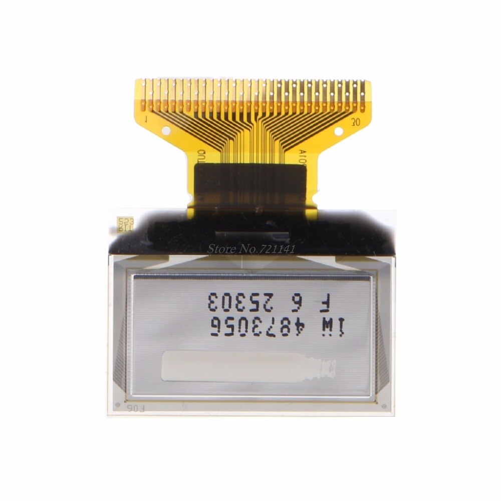 0.96" 30 Pin 128X64 OLED LCD White Display Module SPI Series SSD1306