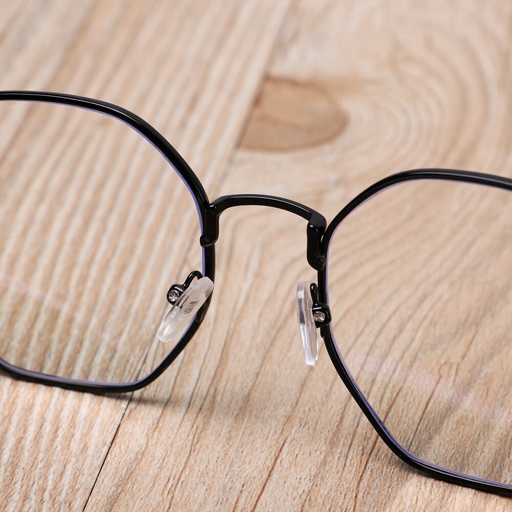 Men Vintage Anti Blue light Clear Glasses Metal Frame Round Vision Care Classic Eyewear Women Lens Myopia Optical Mirror Eyewear