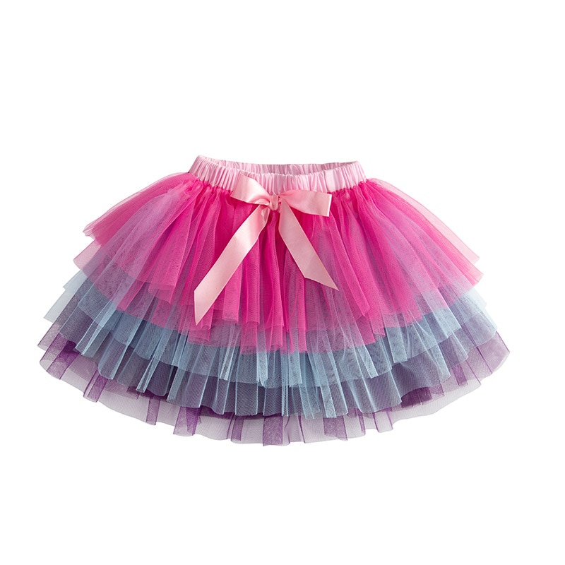 DXTON Baby Girls Skirts Mesh Tutu Kids Skirts Children Girls Tulle Ball Gown Skirts Spring and Winter Party Dance Clothing