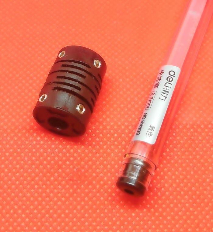 Miniature plastic coupling, motor and shaft coupling transition coupling D18xd8xL25