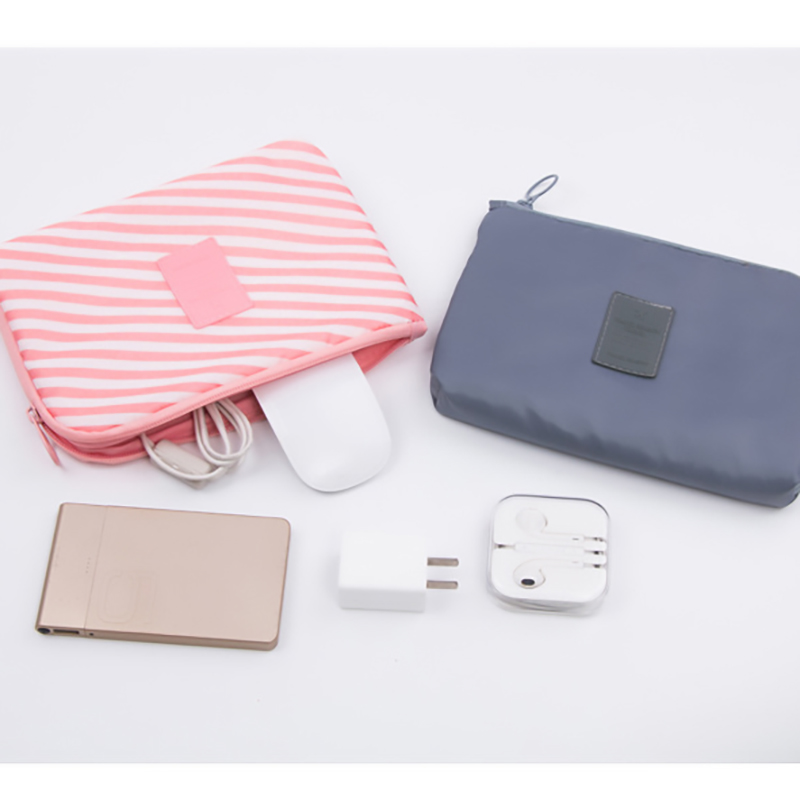 Femmes voyage affaires sac emballage Cubes chargeur numérique accessoires paquet organisateur sac polochon écouteur USB câble sac de rangement