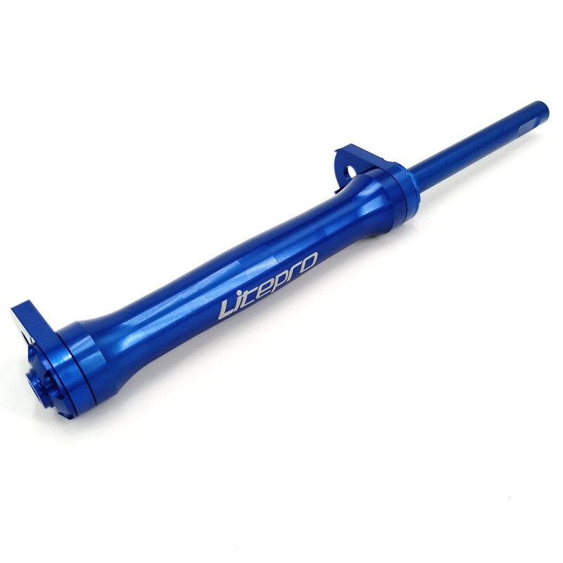 Litepro Easywheel & Extension Bar Telescopic Rod Brompton Rear Racks Easy Wheel: Blue -Bar 1pcs