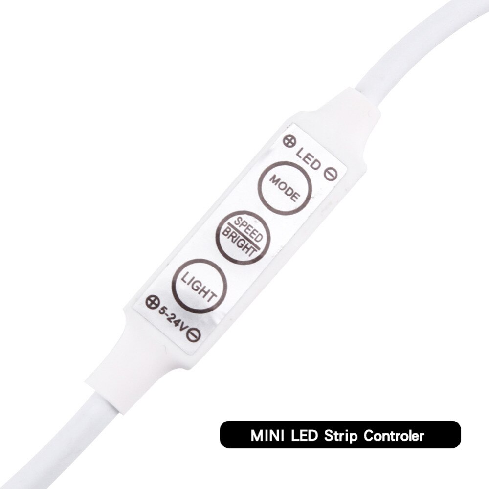 DC12V 3Key Mini RGB Controler Led Controler for 5050 3528 SMD LED Strip