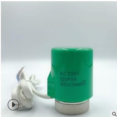 230V NO NC electric thermal actuator valve head for thermostat manifold underfloor heating radiator normally opened closed