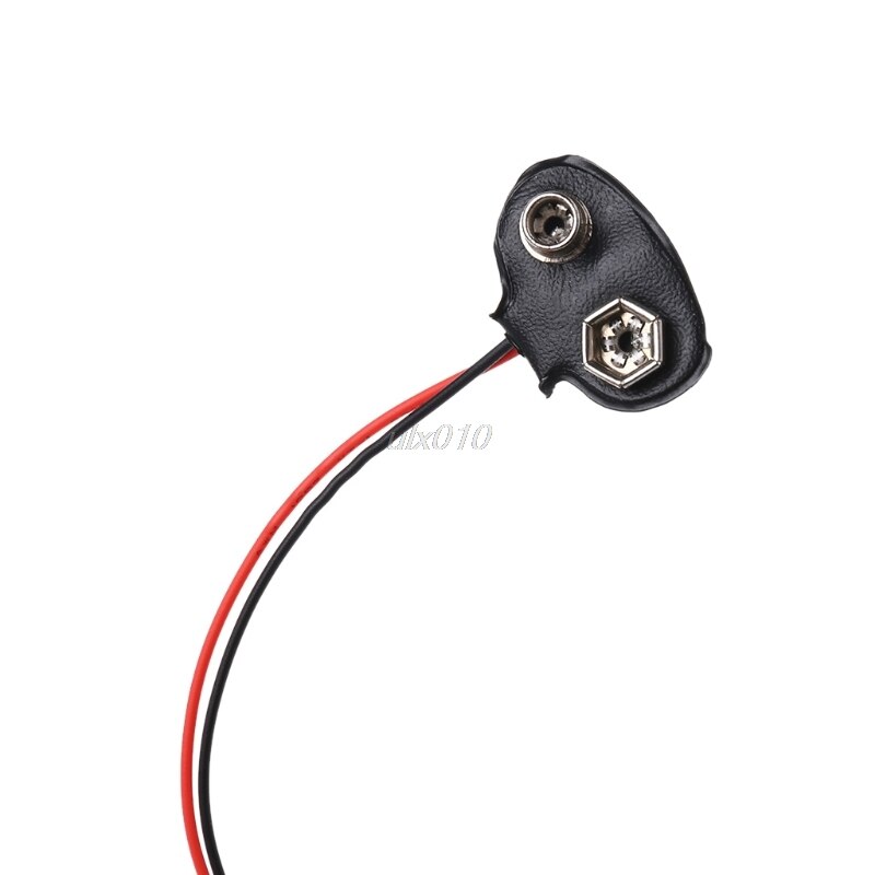 4Pcs 9V PP3 Power Cable Battery Clip With 2.1mm ID X 5.5mm outer DC Plug End Feb Whosale